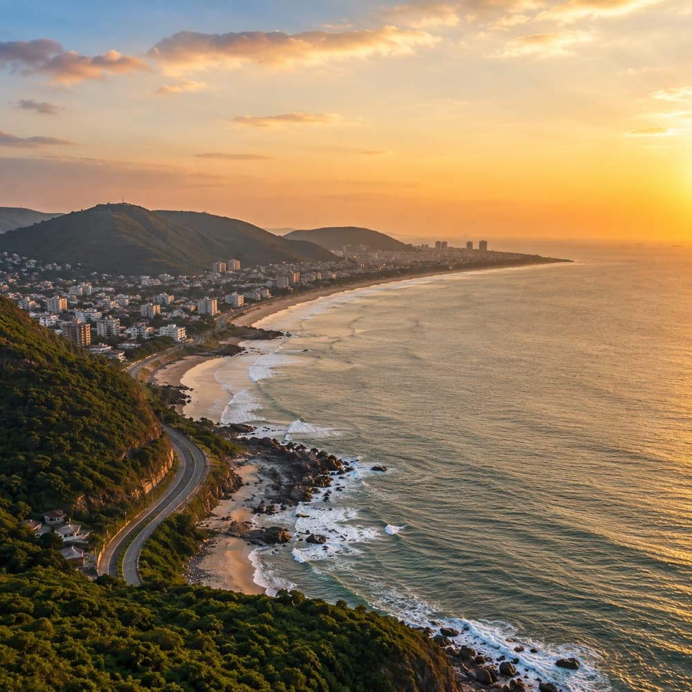 Visakhapatnam coastline, Andhra Pradesh