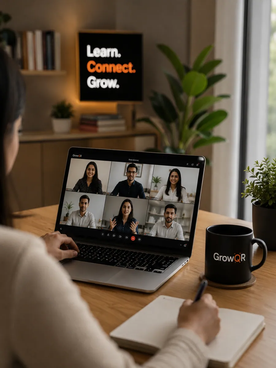 GrowQR live event