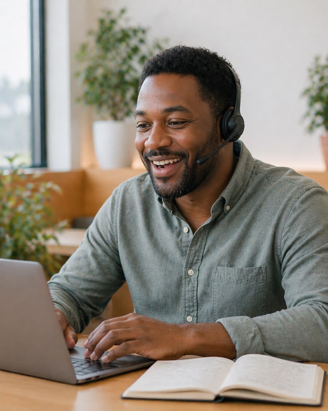 A recruiter running placements with GrowQR